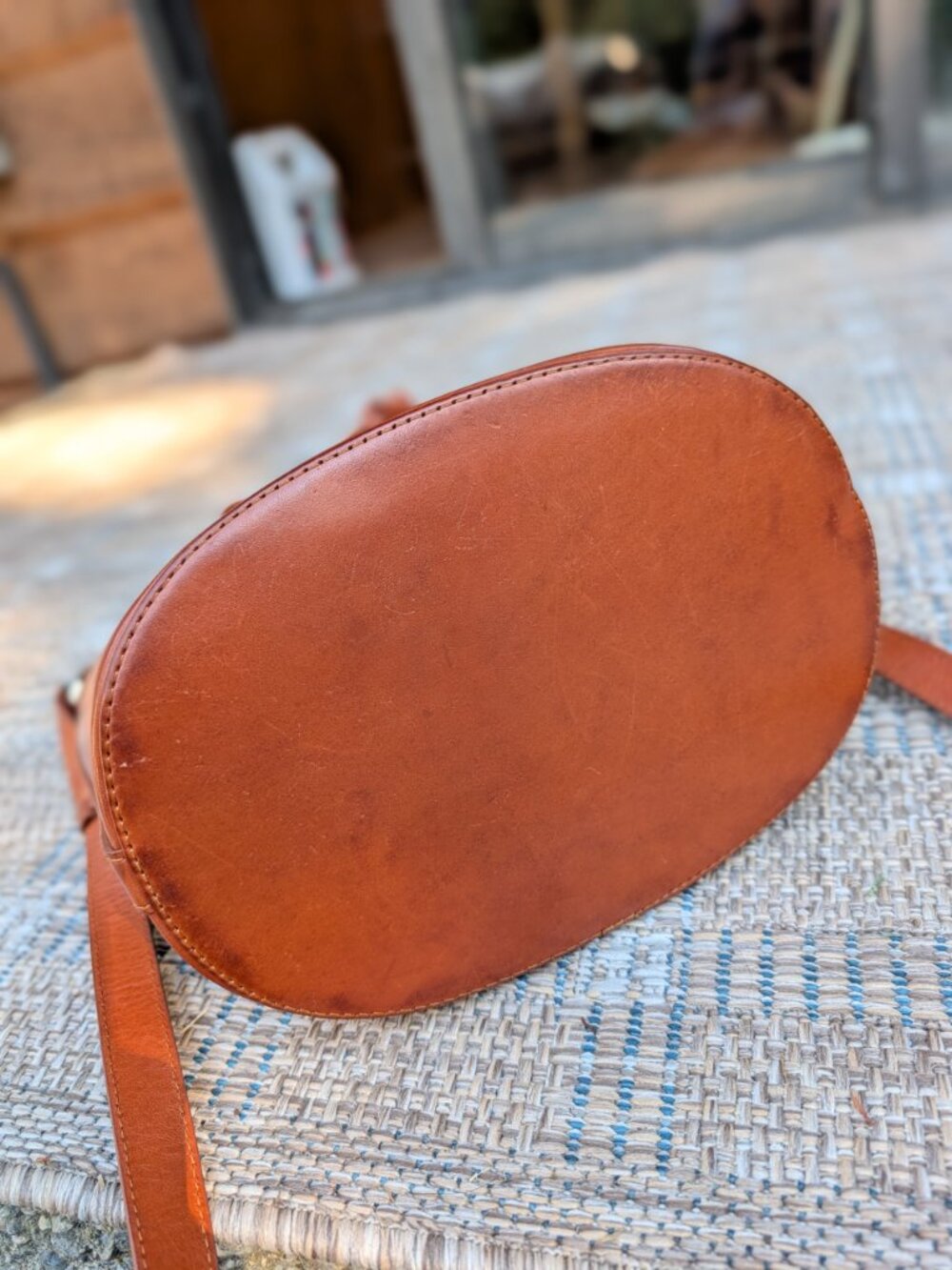 Sézane Farrow Bag Natural Heritage Leather - Picture 9 of 9